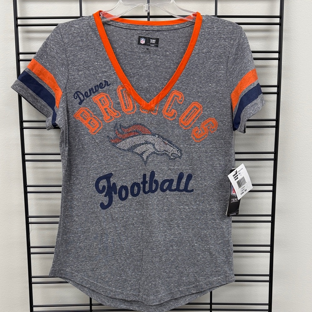 Denver Broncos V-Neck T-Shirt